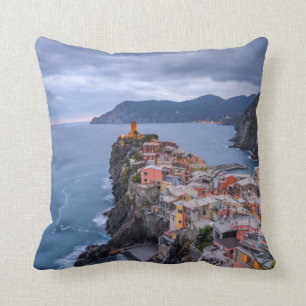 Coussin Juste après le coucher du soleil Vernazza,