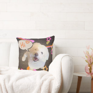 Coussin Juste dire "Bonjour"