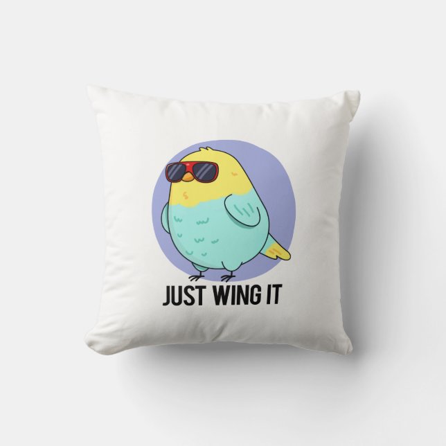 Coussin Juste L'Aile C'Amusant Jeux D'Oiseaux (Recto)
