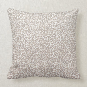 Coussin Juste léopard de neige