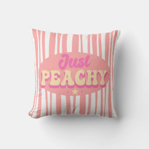 Coussin Juste Peach Jote Citation Sarcastique