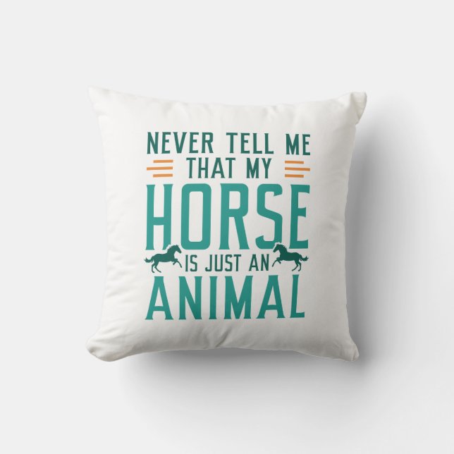 Coussin Juste un animal (Recto)