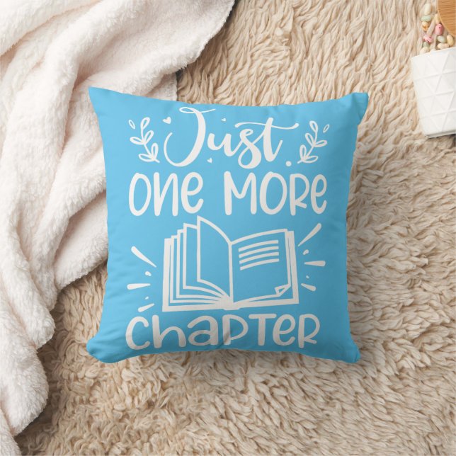 Coussin Juste un autre livre de chapitre Lover (Couverture)