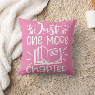 Coussin Juste un autre livre de chapitre Lover