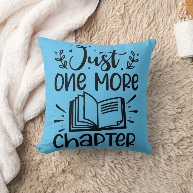Coussin Juste un autre livre de chapitre Lover (Couverture)