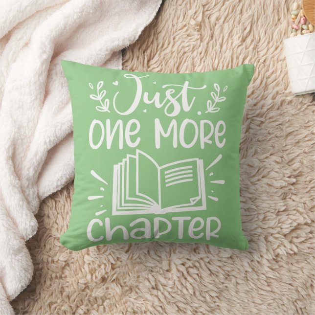 Coussin Juste un autre livre de chapitre Lover (Couverture)