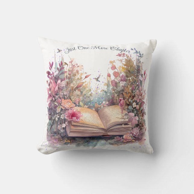Coussin Juste Un Chapitre De Plus - Louveur De Livre (Recto)