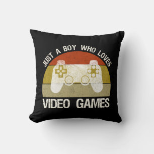 Coussin Juste Un Garçon Qui Aime Les Jeux Vidéo