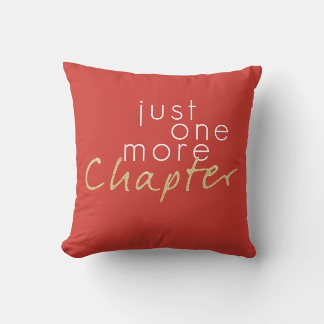 Coussin Juste un plus de carreau de chapitre (Recto)