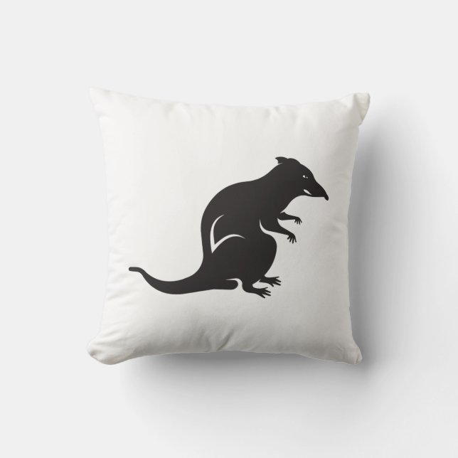 Coussin Juste un rat (Recto)