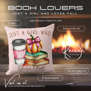 Coussin Juste une fille qui aime l'oreiller de chute