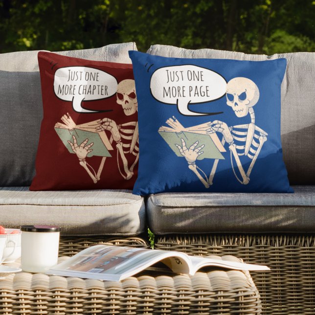 Coussin Juste une page de plus lecteur de livres amoureux (Créateur téléchargé)