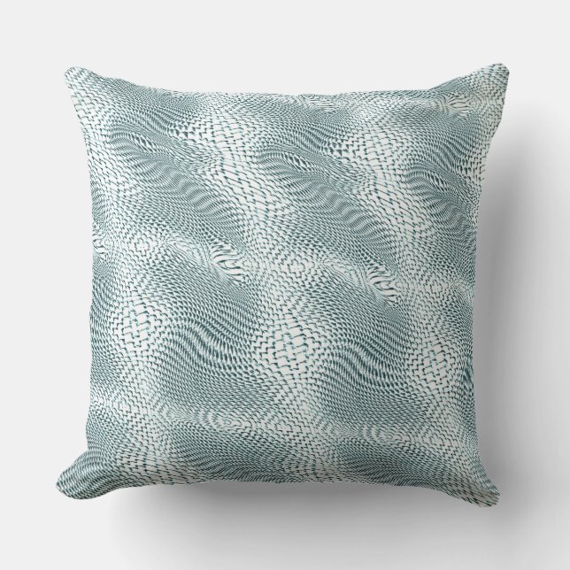 Coussin Jute numérique en argent incliné sur arrière - pla (Recto)