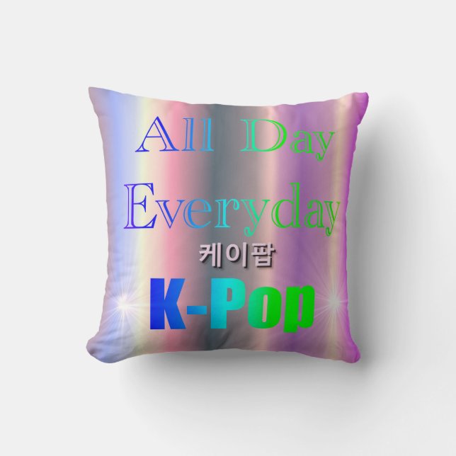 Coussin K-Pop Tous les Jours (Recto)