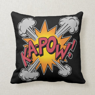 Coussin KA-POW ! Graphique de bandes dessinées