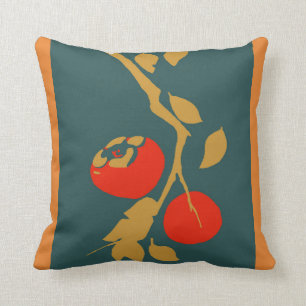 Coussin Kaki sur Teal