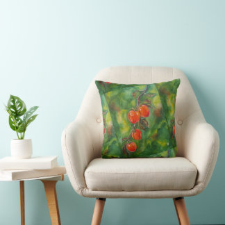 Coussin Kakis dans la brume d'octobre par Alfred Fox