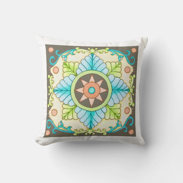 Coussin Kaléidoscope  (Recto)