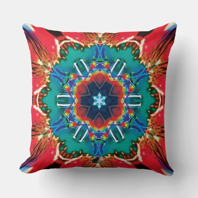 Coussin Kaléidoscope à la cannelle (Recto)