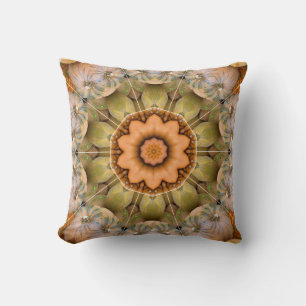 Coussin kaléidoscope citrouille