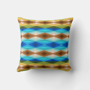 Coussin Kaleidoscope couleur plage Tropical Art Abstrait