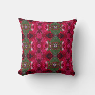 Coussin Kaleidoscope des couleurs de Noël