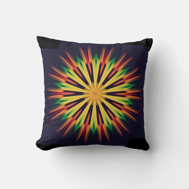 Coussin Kaleidoscope Mandala Flower-21855 (Recto)