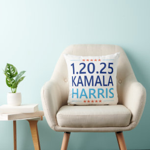 Coussin Kamala Harris 1ère femme présidente 1.20.25