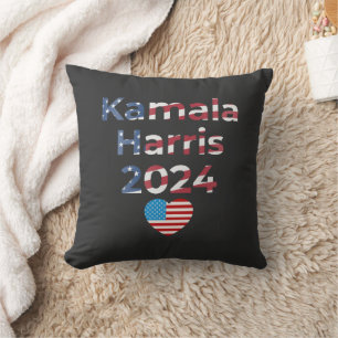Coussin Kamala Harris 2024 Patriotique