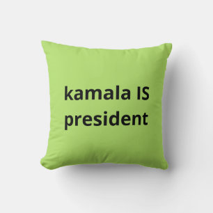 Coussin Kamala Harris est la présidente des élections de 2