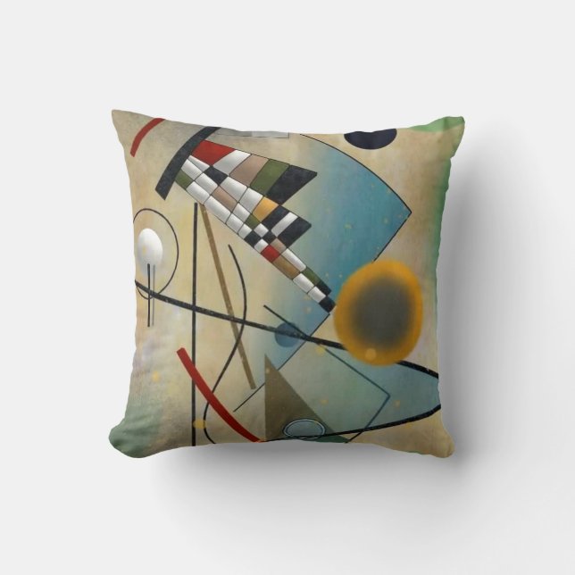 Coussin Kandinsky Composition Peinture Abstraite (Recto)