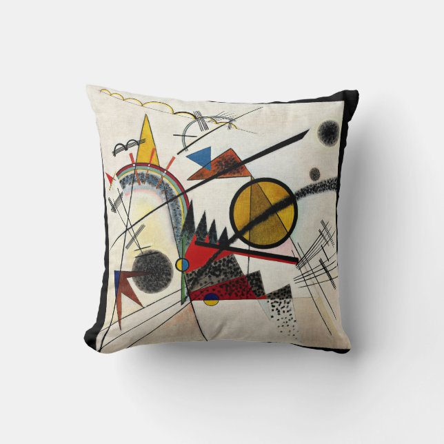 Coussin Kandinsky - Dans le Carré noir (Recto)