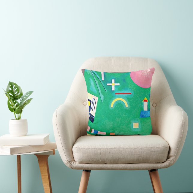 Coussin Kandinsky - Flèche vers le cercle (Chaise)
