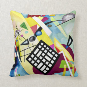 Coussin Kandinsky - Grille noire