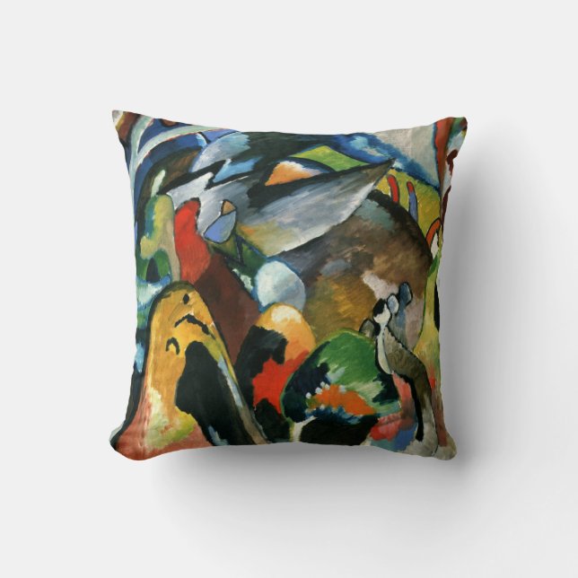 Coussin Kandinsky - Improvisation 19A (Recto)