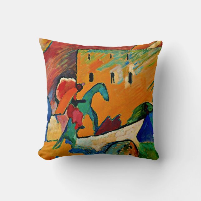 Coussin Kandinsky - Improvisation 3  (Recto)