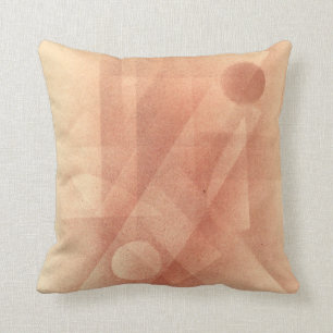 Coussin Kandinsky - Mildes Rosa, oeuvre abstraite