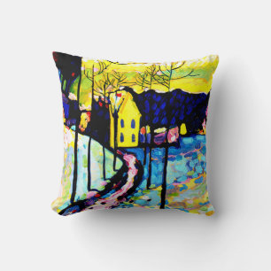 Coussin Kandinsky - Paysage hivernal