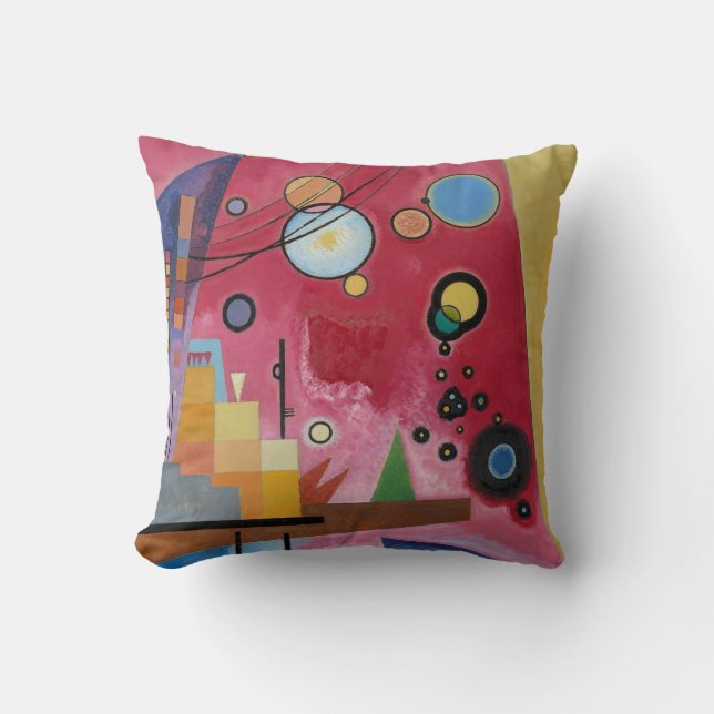 Coussin Kandinsky - Rouge lourd (Recto)