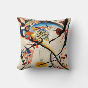 Coussin Kandinsky - segment bleu,