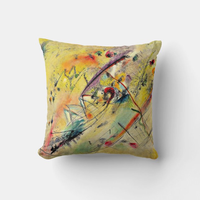 Coussin Kandinsky - Tableau de lumière, (Recto)
