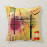 Coussin Kandinsky - Vibrant, populaire peinture abstraite,<br><div class="desc">Peinture Wassily Kandinsky,  Vibrant,  coloré oeuvre abstraite</div>