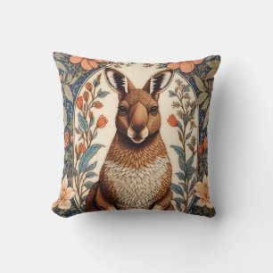 Coussin Kangourou élégant inspiré de William Morris