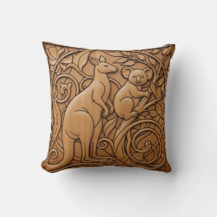 Coussin Kangourou et Koala