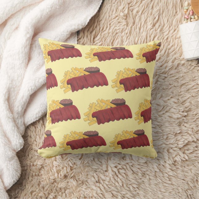 Coussin Kansas City Memphis Barbecue Barbecue Ribs de rech (Couverture)