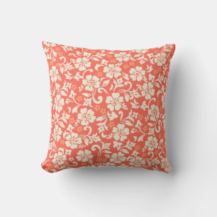 Coussin Kapalua Pareau Hibiscus Hawaïen