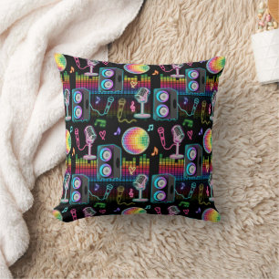 Coussin Karaoké Néon Lumineux Chanson Musique Fête