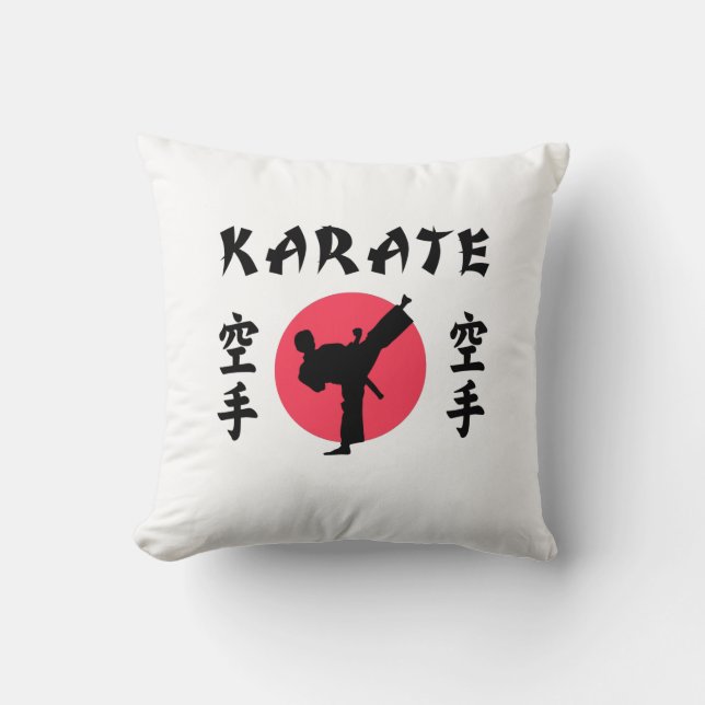 Coussin Karate Soleil Levant  (Recto)