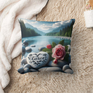 Coussin Karen's River Heart