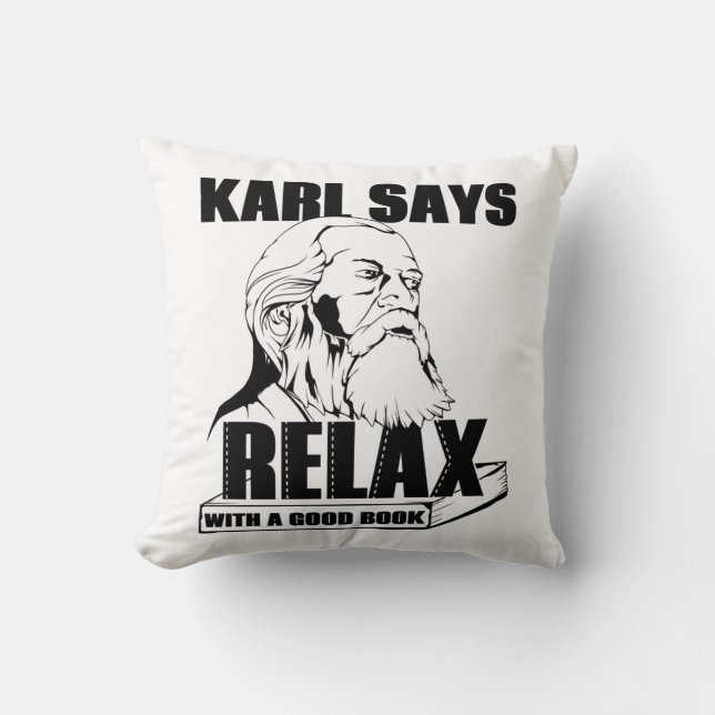 Coussin Karl Marx (Recto)